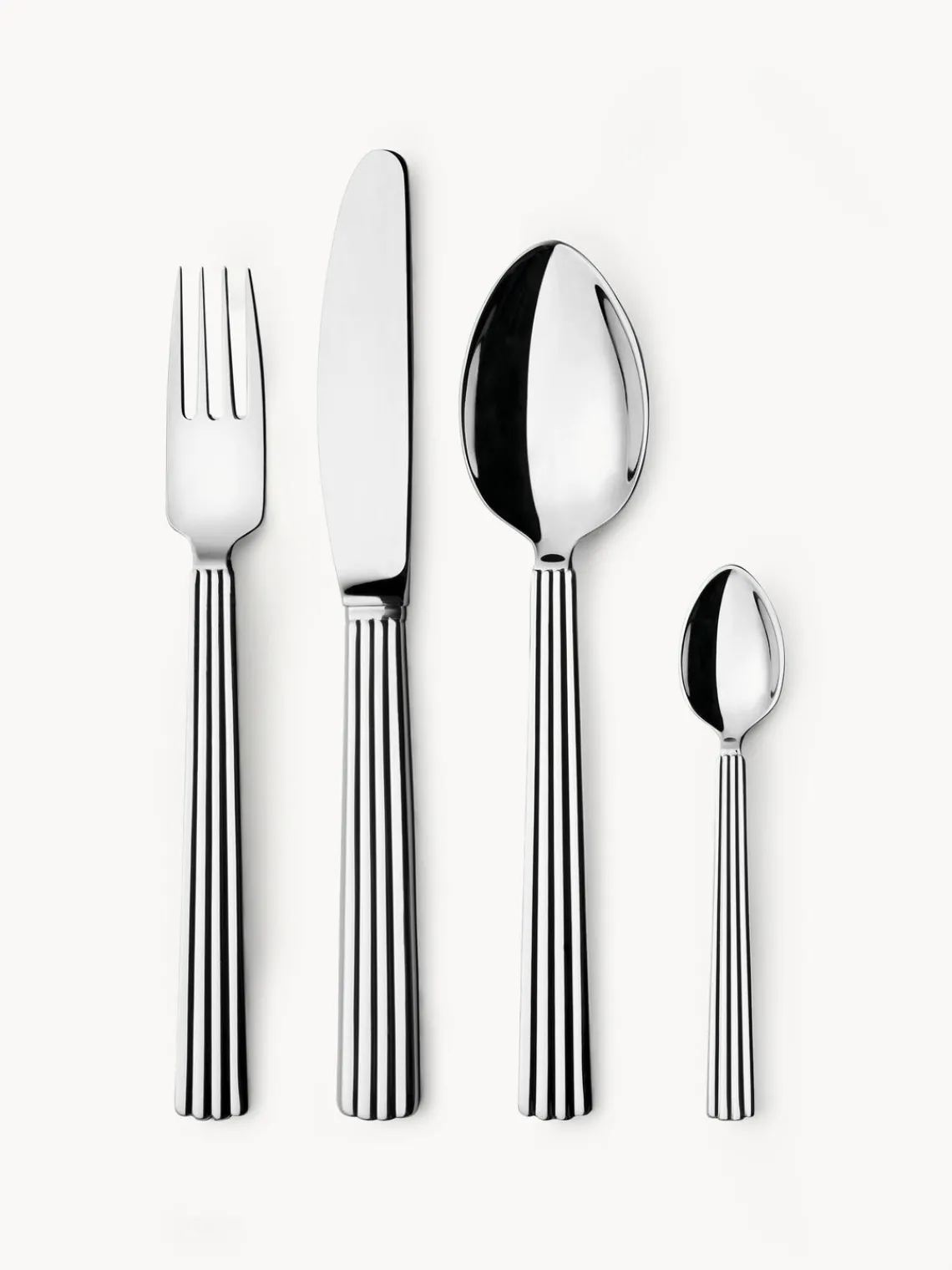 Outlet Cubertería muy pulida Bernadotte, tamaños diferentes Juego De Cubiertos|Vajillas Completas