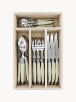 Cuchillos De Cocina Y Bloques|Cuchillos De Cocina>Laguiole Cubertería pulida Debutant, 6 comensales (24 pzas.)