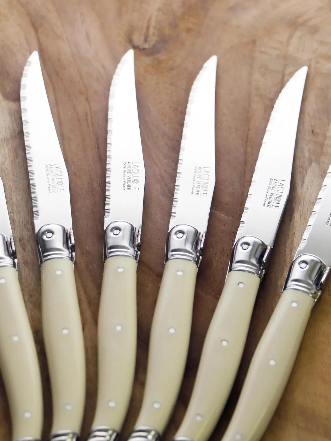 Cuchillos De Cocina Y Bloques|Cuchillos De Cocina>Laguiole Cubertería pulida Debutant, 6 comensales (24 pzas.)