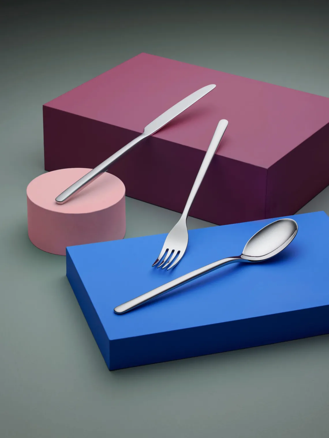 Hot Cubertería pulida espejo Still, 4 comensales (16 pzas.) Juego De Cubiertos|Vajillas Completas