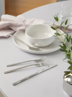 Hot Cubertería pulida espejo Still, 4 comensales (16 pzas.) Juego De Cubiertos|Vajillas Completas