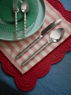 Discount Cubertería pulida martillada Miles, 4 comensales (20 pzas.) Juego De Cubiertos|Vajillas Completas