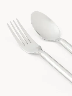 Discount Cubertería pulida martillada Miles, 4 comensales (20 pzas.) Juego De Cubiertos|Vajillas Completas