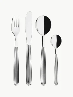 Hot Cubertería pulida Scandia, 4 comensales (16 pzas.) Juego De Cubiertos|Vajillas Completas