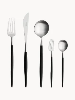 Juego De Cubiertos|Vajillas Completas>Cutipol Cubiertos artesanal Goa, tamaños diferentes Negro, plateado