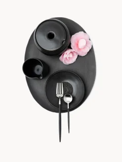 Juego De Cubiertos|Vajillas Completas>Cutipol Cubiertos artesanal Goa, tamaños diferentes Negro, plateado