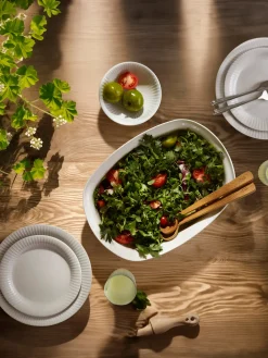 Cubiertos De Servir|Vajillas Completas>KÄHLER Cubiertos para servir de madera de roble Hammershøi