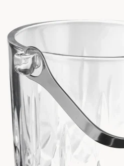 Accesorios De Bar|Vajillas Completas></noscript>Aida Cubitera pequeña con relieve de cristal y pinzas Harvey