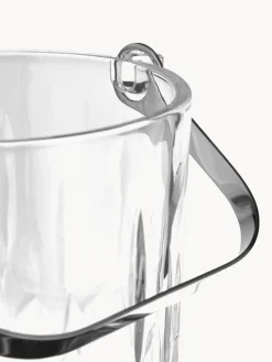 Accesorios De Bar|Vajillas Completas></noscript>Aida Cubitera pequeña con relieve de cristal y pinzas Harvey