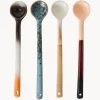 Cubiertos Individuales|Juego De Cubiertos>HKLIVING Cucharas artesanales con esmalte reactivo 70s