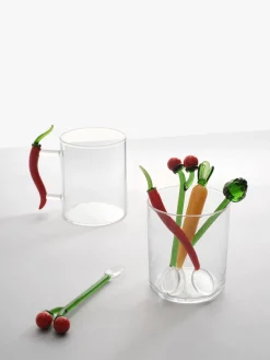 Cucharas artesanales Vegetables, 2 uds. Cubiertos Individuales|Juego De Cubiertos