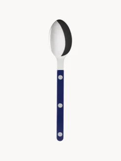 Cubiertos Individuales|Juego De Cubiertos>Sabre Paris Cucharita de acero inoxidable Bistrot Azul oscuro, plateado