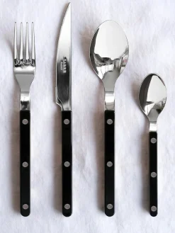 Best Cucharita de acero inoxidable Bistrot Cubiertos Individuales|Juego De Cubiertos
