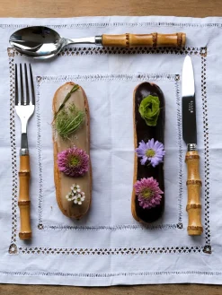 Cubiertos Individuales|Juego De Cubiertos></noscript>Sabre Paris Cucharita de madera de bambú Panda Madera de bambú, plateado