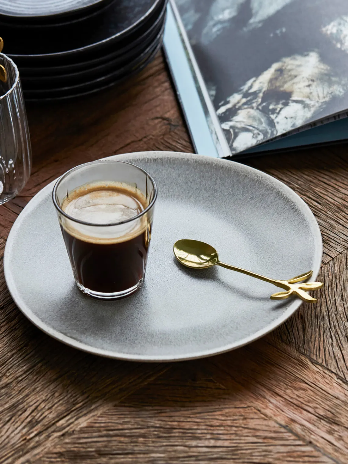 Cucharitas de postre pulidas Serve, 4 uds. Cubiertos Individuales|Juego De Cubiertos