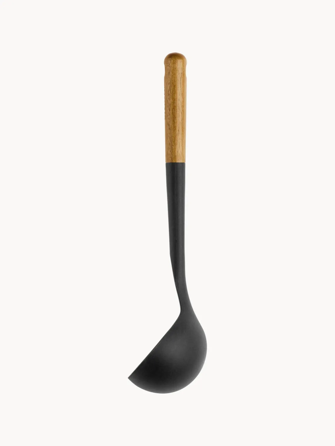Artículos De Cocina|Utensilios De Cocina>Staub Cucharón con madera de acacia Cook Negro, madera clara