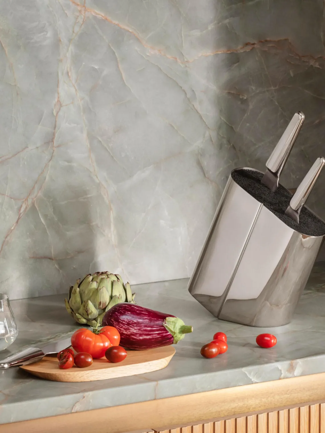 Hot Cuchillo de chef de acero inoxidable Sky Cuchillos De Cocina Y Bloques|Cuchillos De Cocina