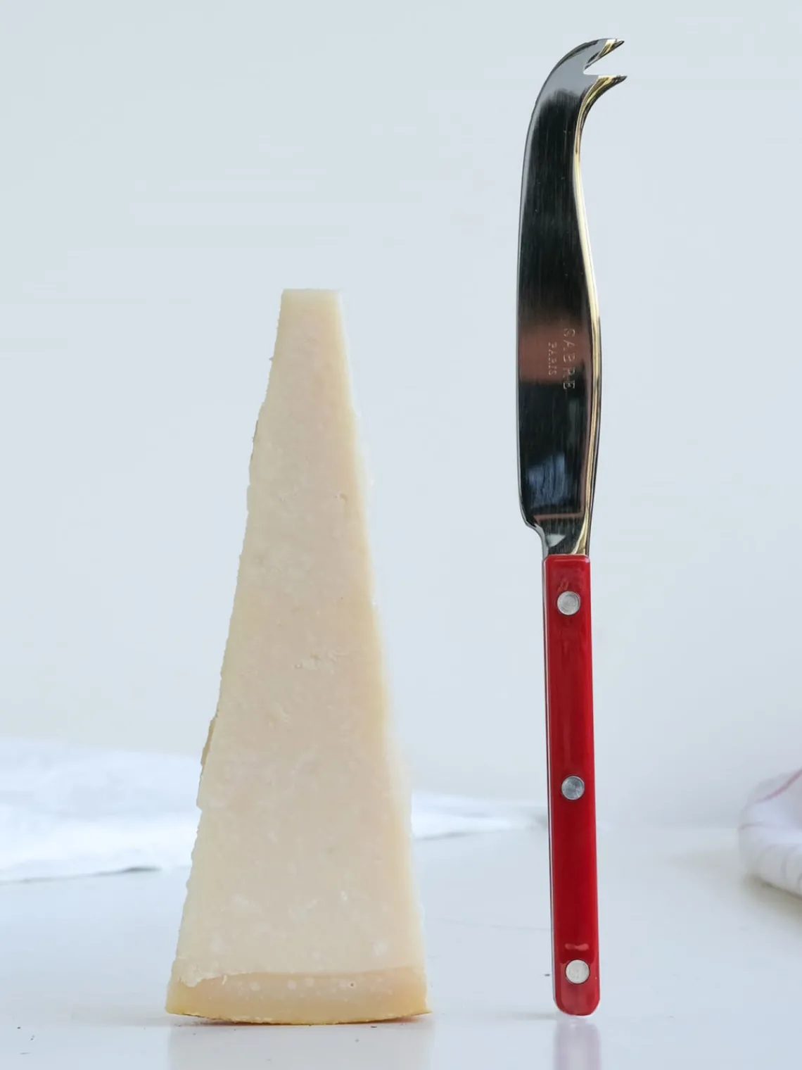 Cuchillos De Cocina Y Bloques|Cuchillos De Queso>Sabre Paris Cuchillo de queso de acero inoxidable Bistrot Rojo, plateado