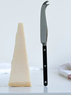 Cuchillos De Cocina Y Bloques|Cuchillos De Queso>Sabre Paris Cuchillo de queso de acero inoxidable Bistrot Negro, plateado