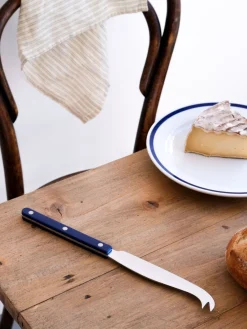 Cuchillos De Cocina Y Bloques|Cuchillos De Queso>Sabre Paris Cuchillo de queso de acero inoxidable Bistrot Azul oscuro, plateado