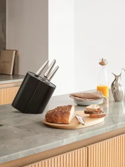 New Cuchillo para hierbas de acero inoxidable Sky Cuchillos De Cocina Y Bloques|Cuchillos De Cocina