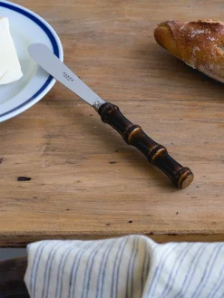 Clearance Cuchillo para mantequilla de bambú Panda Cubiertos Individuales|Juego De Cubiertos