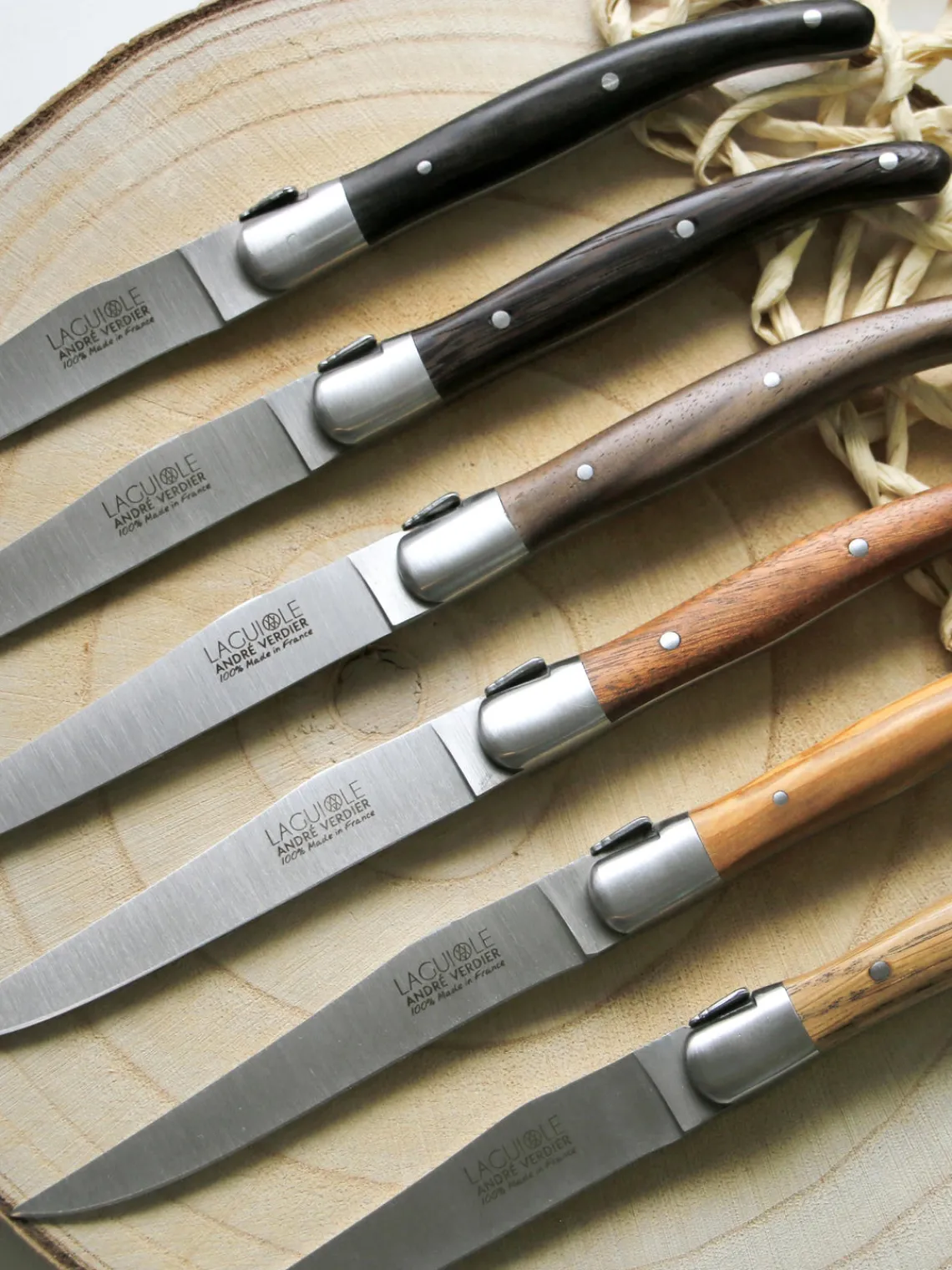 Clearance Cuchillos artesanales satinados Essentiel, 6 uds. Cubiertos Individuales|Juego De Cubiertos