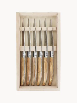 Discount Cuchillos artesanales satinados Essentiel, 6 uds. Cuchillos De Cocina Y Bloques|Cubiertos Individuales