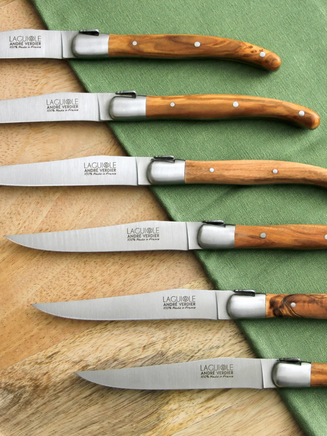 Discount Cuchillos artesanales satinados Essentiel, 6 uds. Cuchillos De Cocina Y Bloques|Cubiertos Individuales