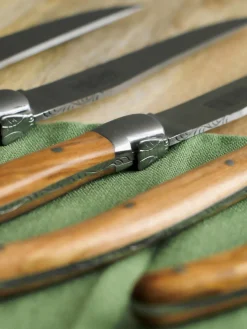 Discount Cuchillos artesanales satinados Essentiel, 6 uds. Cuchillos De Cocina Y Bloques|Cubiertos Individuales