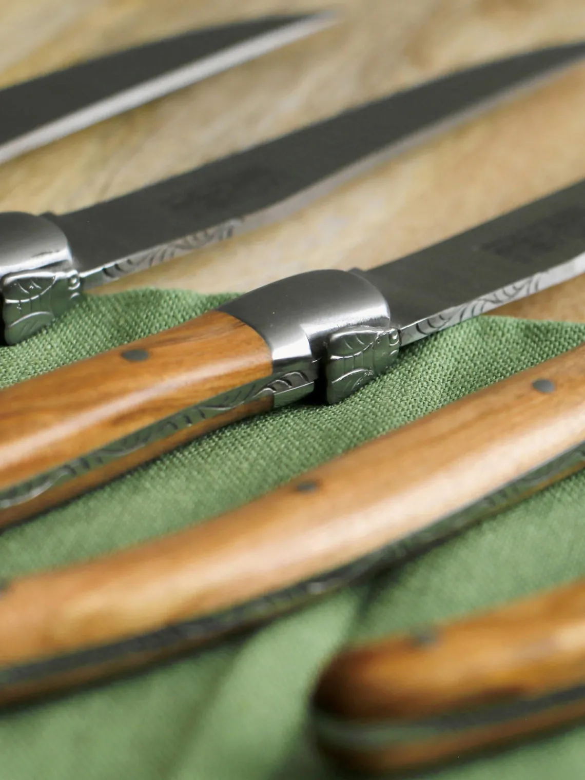 Discount Cuchillos artesanales satinados Essentiel, 6 uds. Cuchillos De Cocina Y Bloques|Cubiertos Individuales