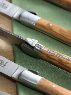 Discount Cuchillos artesanales satinados Essentiel, 6 uds. Cuchillos De Cocina Y Bloques|Cubiertos Individuales