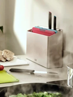 Cuchillos de cocina y tablas de cortar con soporte Folio Icon Plus, 9 pzas. Tablas De Cortar|Utensilios De Cocina