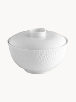 Cuenco con tapa artesanal con relieves Wellenspiel Cuencos Y Platos De Servir|Vajillas Completas