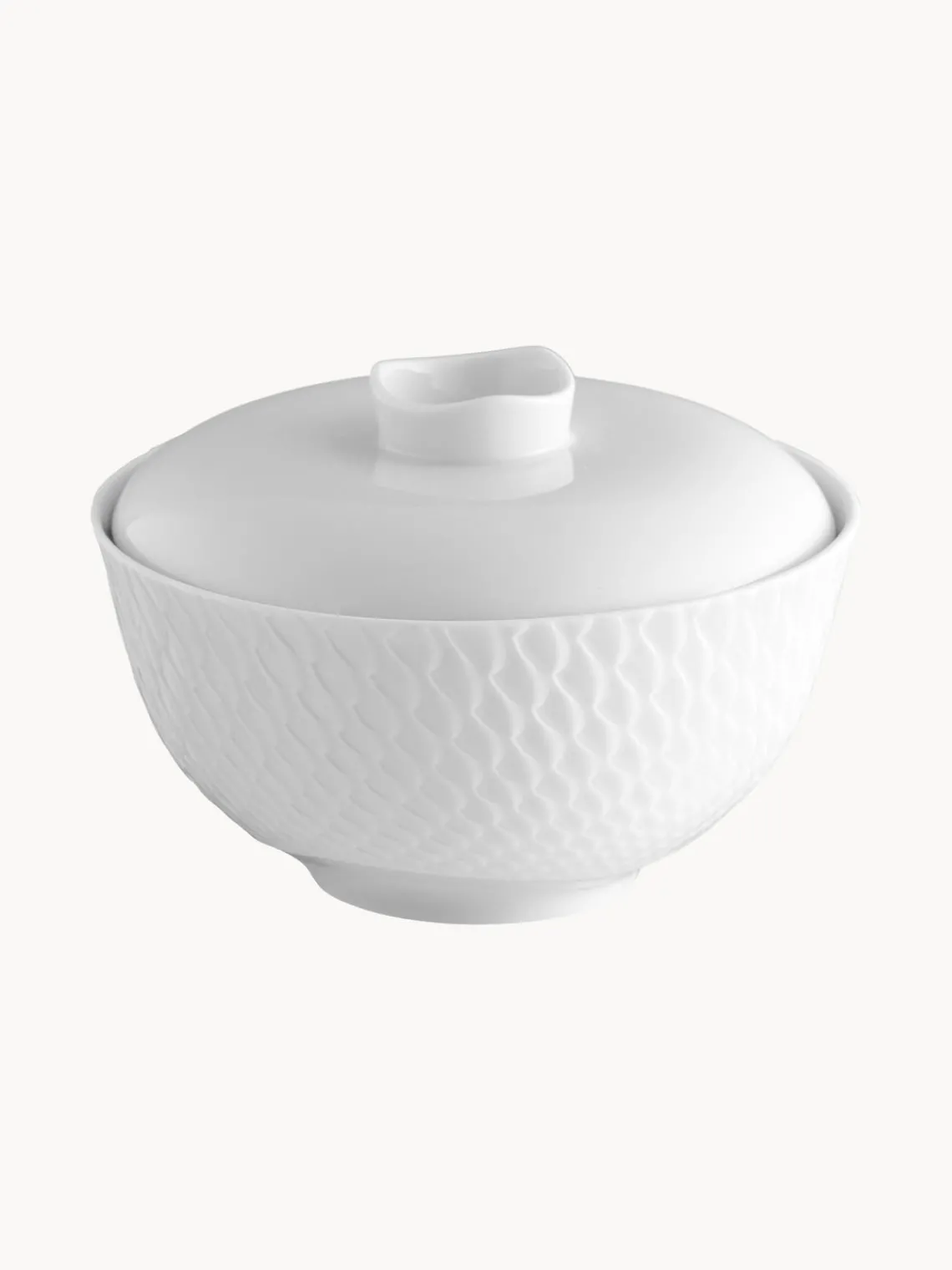 Cuenco con tapa artesanal con relieves Wellenspiel Cuencos Y Platos De Servir|Vajillas Completas