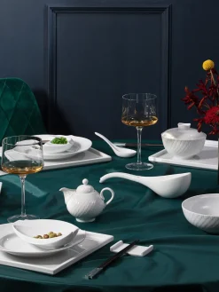 Cuenco con tapa artesanal con relieves Wellenspiel Cuencos Y Platos De Servir|Vajillas Completas