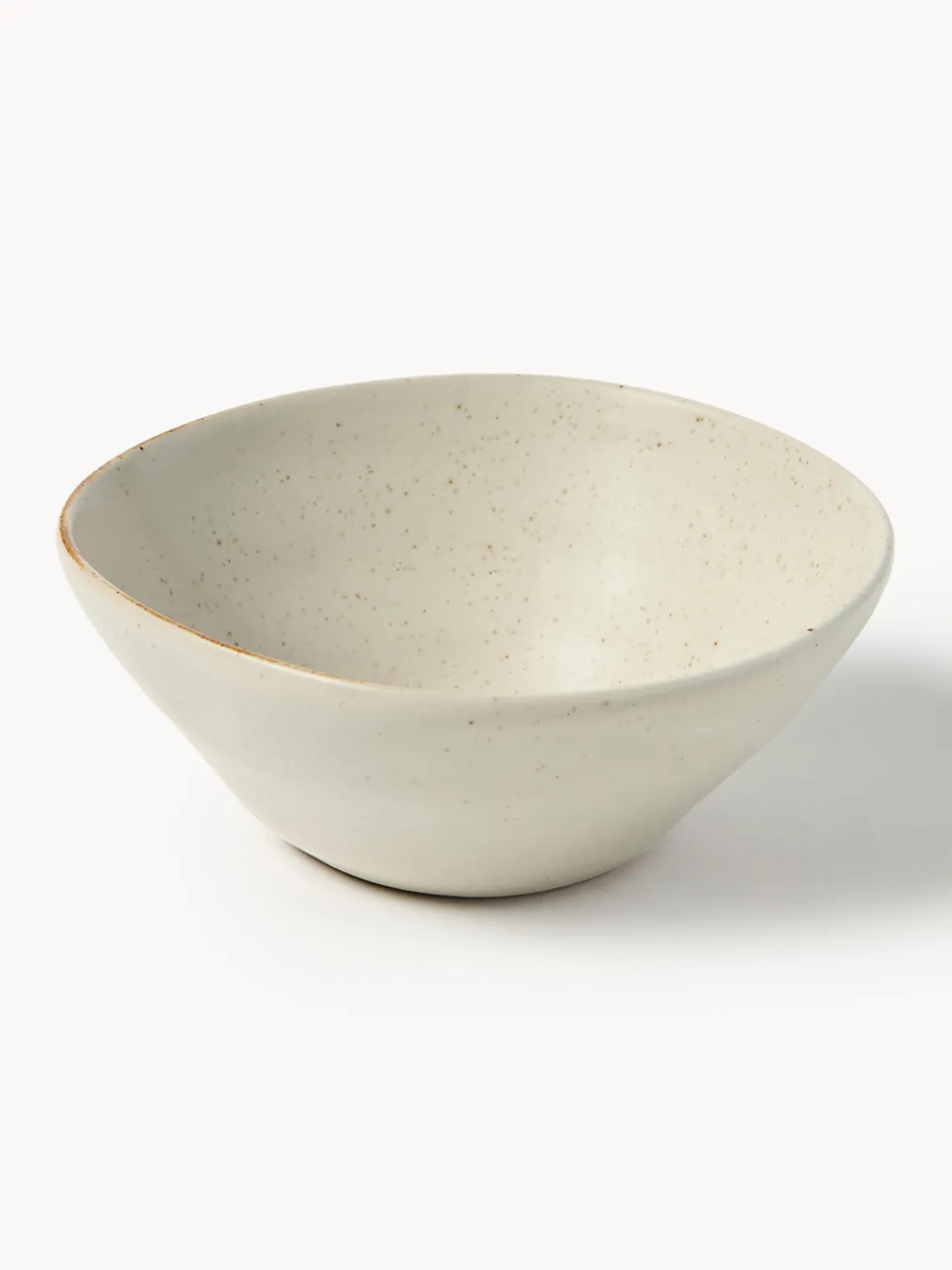 Boles Y Tazones|Vajillas Completas>Ferm Living Cuenco de cerámica Flow Blanco Off White jaspeado