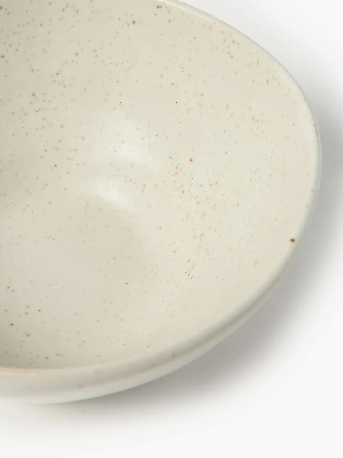 Boles Y Tazones|Vajillas Completas>Ferm Living Cuenco de cerámica Flow Blanco Off White jaspeado