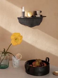 Cuencos Y Platos De Servir|Vajillas Completas>Ferm Living Cuenco de cerámica Flow Negro