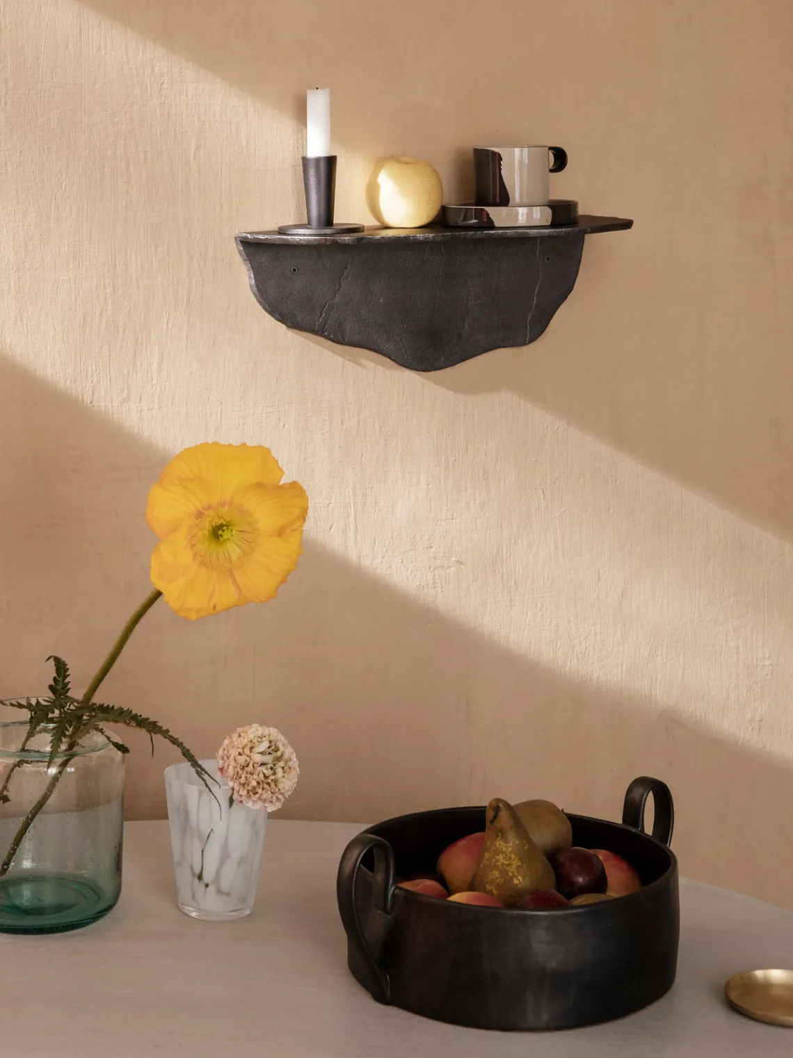 Cuencos Y Platos De Servir|Vajillas Completas>Ferm Living Cuenco de cerámica Flow Negro