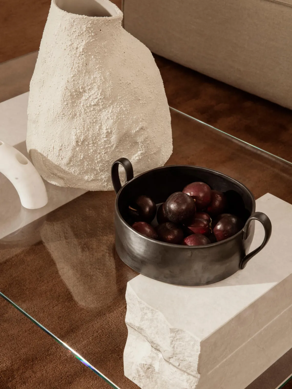 Cuencos Y Platos De Servir|Vajillas Completas>Ferm Living Cuenco de cerámica Flow Negro