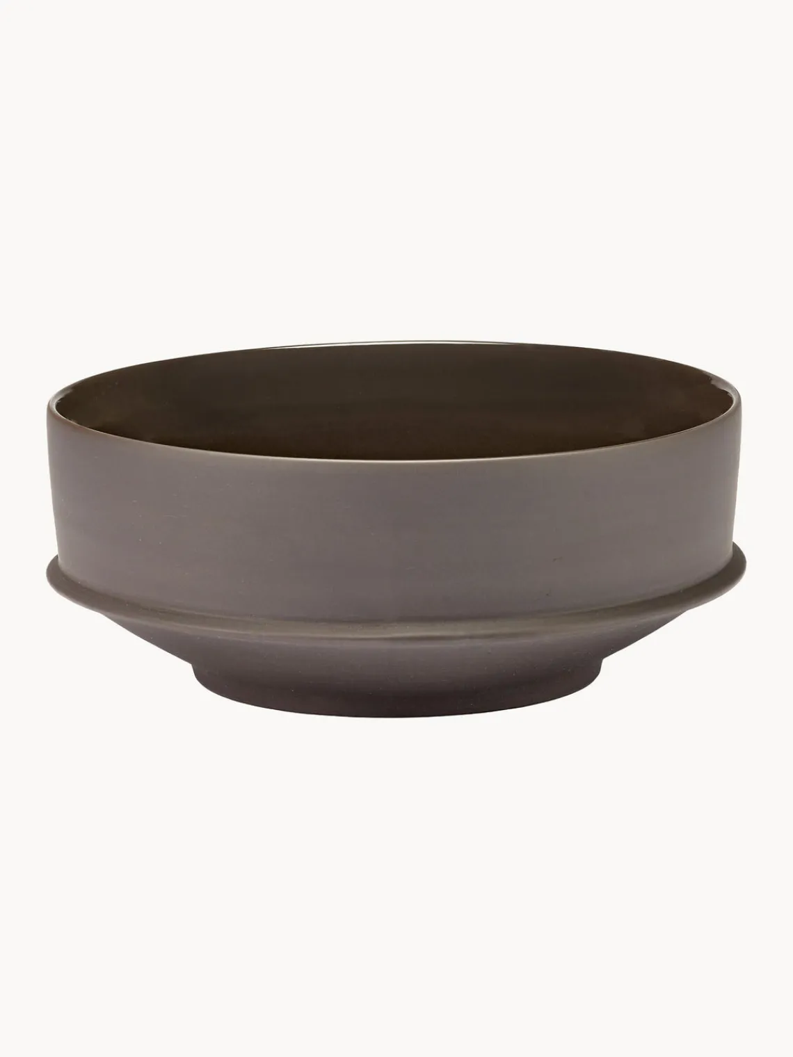 New Cuenco de porcelana con esmalte reactivo Dune Cuencos Y Platos De Servir|Vajillas Completas