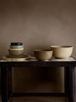 Boles Y Tazones|Vajillas Completas></noscript>Lyngby Porcelaen Cuenco de porcelana Rhombe Earth