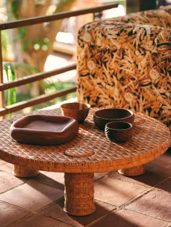 Cuencos Y Platos De Servir|Vajillas Completas>HKLIVING Cuenco de servir artesanal de madera de mango Fruity