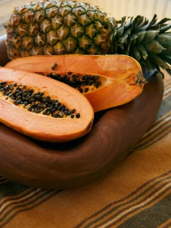 Cuencos Y Platos De Servir|Vajillas Completas></noscript>HKLIVING Cuenco de servir artesanal de madera de mango Fruity