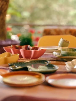 Online Cuenco de servir artesanal de gres Shell Cuencos Y Platos De Servir|Vajillas Completas