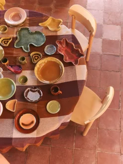 Cuencos Y Platos De Servir|Vajillas Completas></noscript>HKLIVING Cuenco de servir artesanal de gres Shell