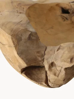 Clearance Cuenco decorativo grande de madera de teca Unikat Cuencos Decorativos|Jarrones