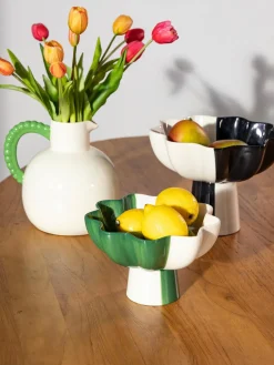 Sale Cuenco decorativo pintado a mano Sun Jarrones|Cuencos Decorativos