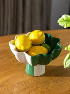 Sale Cuenco decorativo pintado a mano Sun Jarrones|Cuencos Decorativos